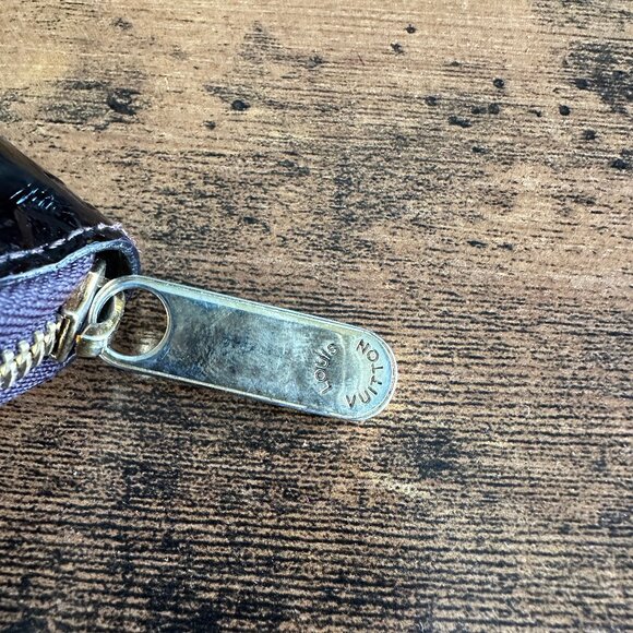 Louis Vuitton Monogram Vernis Zippy Wallet in Amarante M90416 - Picture 7 of 16